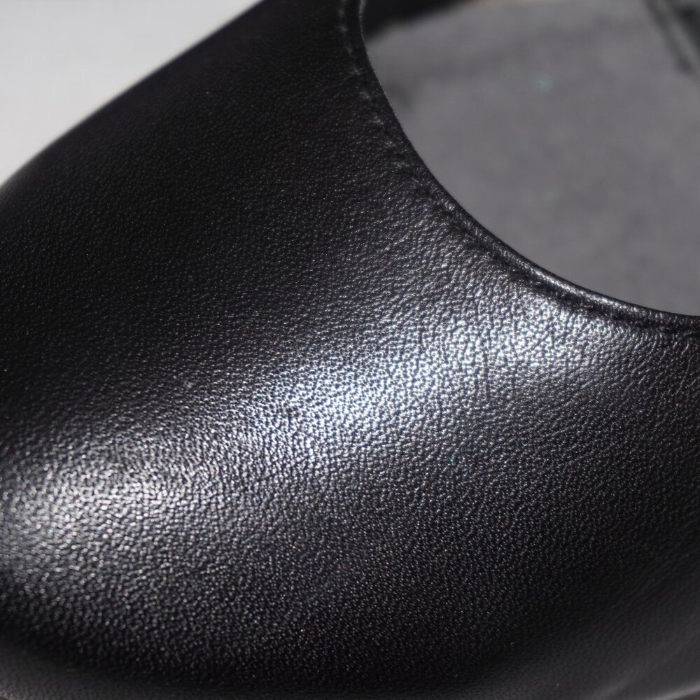 Dansko Black Leather Mary Jane Asymmetrical Strap Block Heels EU 37 6.5/7 - Picture 12 of 13